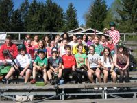 Ordentlich Spaß auf dem Baseballplatz, die DHG-ler