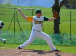 Highlight des Spiels: Pitcher Jan Sauerland beendete das dritte Inning mit nur drei Pitches.